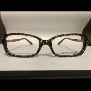 BN Bulgari brown and gold eyeglasses